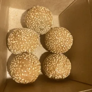 $7 Sesame Balls, mildly sweet with pleasantly crisp outside. I really liked these. AUG23