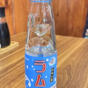 Japanese soda ( regular) was just the right amount of sweetness. Absolutely enjoyed the technique to open it
