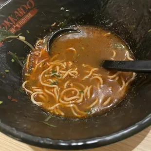 Spicy Ramen beef noodles