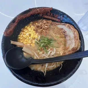 Spicy Miso with lo main noodles