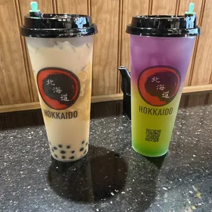 Hokkaido Milk Tea and Galaxy Tea