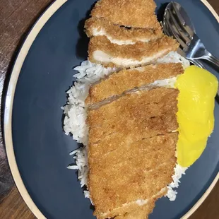 Chicken katsu Rice