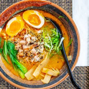 a bowl of ramen