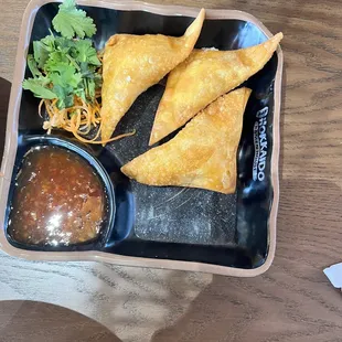 House made Crab Rangoons