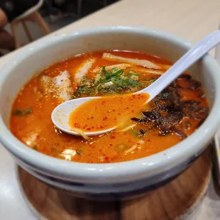 Dinner @Hokkaido Ramen Santouka; 5/11/2022. Hubby ordered their Charsiu Karamiso Ramen lge Size. For the lge size, it&apos;s just $1.00 extra.