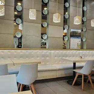 interior, sushi and sashimi