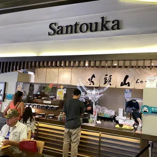 interior, sushi and sashimi