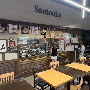 sushi and sashimi, interior