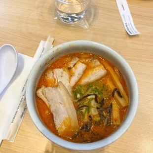 Spicy miso with Char Siu Spicy Miso Ramen