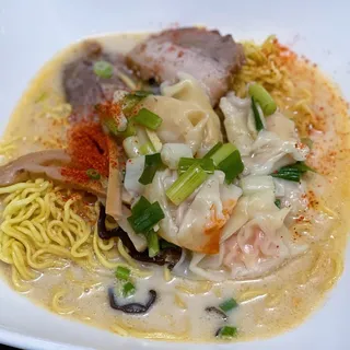 Green Onion Shrimp Wonton