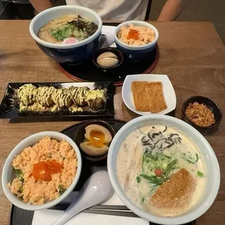 ...(E) Salmon Bento
