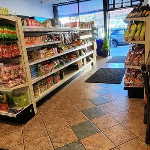 a view of a grocery store