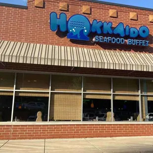 the front of the restaurant