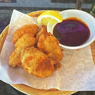 Fry oysters
