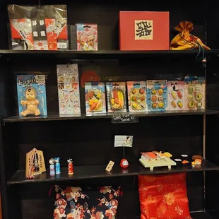 Decorations, not sure why they is not for sale, I'm sure customers would love to purchase these cute items.