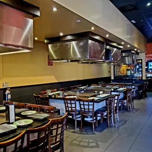 the interior of a restaurant