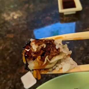 I was able to even taste the burnt...ness