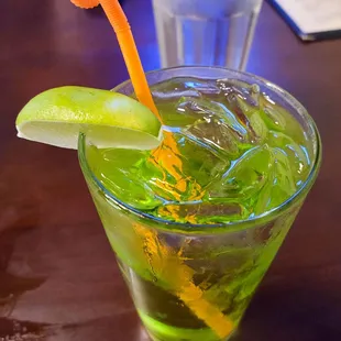 Alcoholic Green Tea Drink