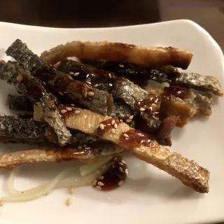 Salmon Skin Salad