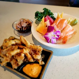 Sashimi Don and Calamari