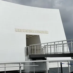 Entrance of USS Arizona Memorial