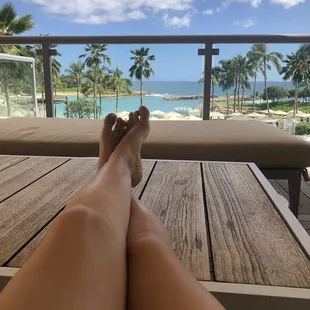 outside