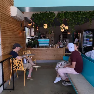 Front counter / Kitchen hard at work