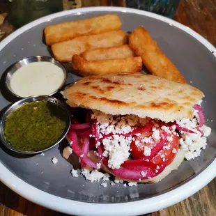 Black Bean &amp; Queso Fresco Arepa