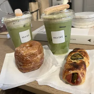 Tiramisu Matcha Latte Cronut Jalapeño Hotdog Bun