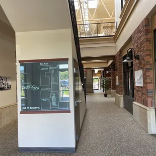 Interior after entering.