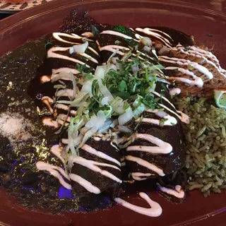 Chorizo, Corn, & Queso - Enchilada