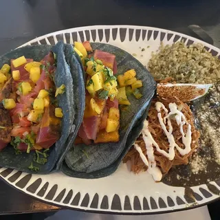 Seared Ahi Tuna Totas