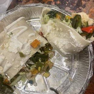 Veggie burrito