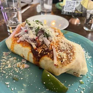 Chile Colorado Burrito