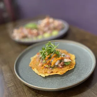 Tostada de jurel