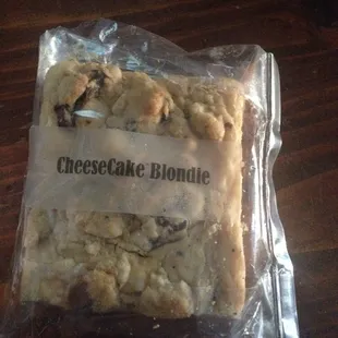 One of the brownies made there!  Oh-Emm-Gee!  Devine!!!