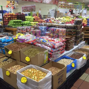 a variety of fruits and vegetables