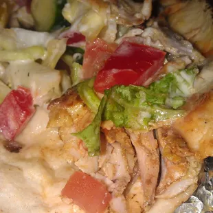 Shawarma sandwich, $3