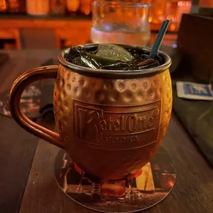 It's say Ketel.... But it's a gin mule with Hendricks! #Bamboozled