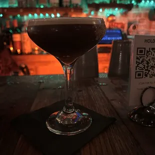Pumpkin espresso martini