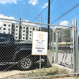 Parking Lot Sign