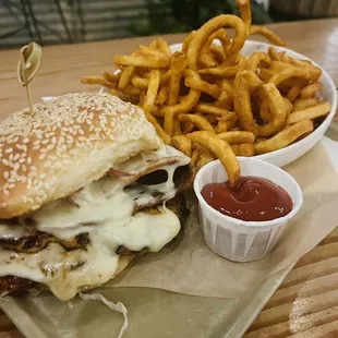 Chicken Bacon Ranch Burger