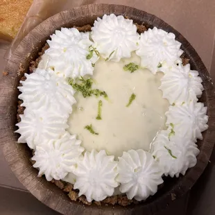 a pie in a box
