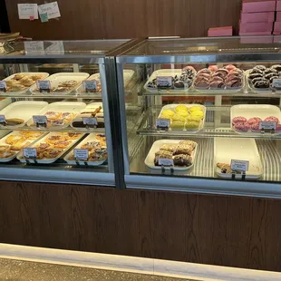 Latest pastries. All a bit on the pricey side.