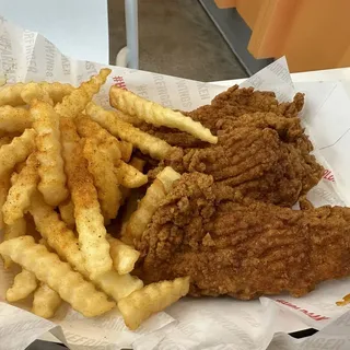 #3. THREE STRIPS FRIES