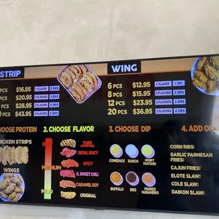 Menu 2 of 3