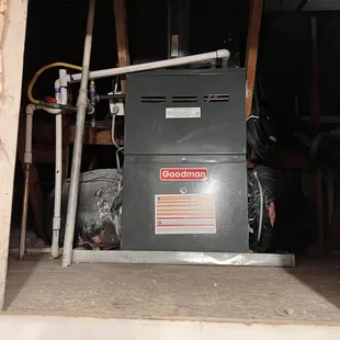 Another angle damage to the entrance of the attic, and still not fixed