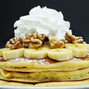Banana Walnut Pancakes