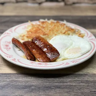 Portuguese Linguica and Eggs