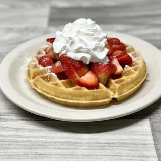 Fresh Strawberry Waffle